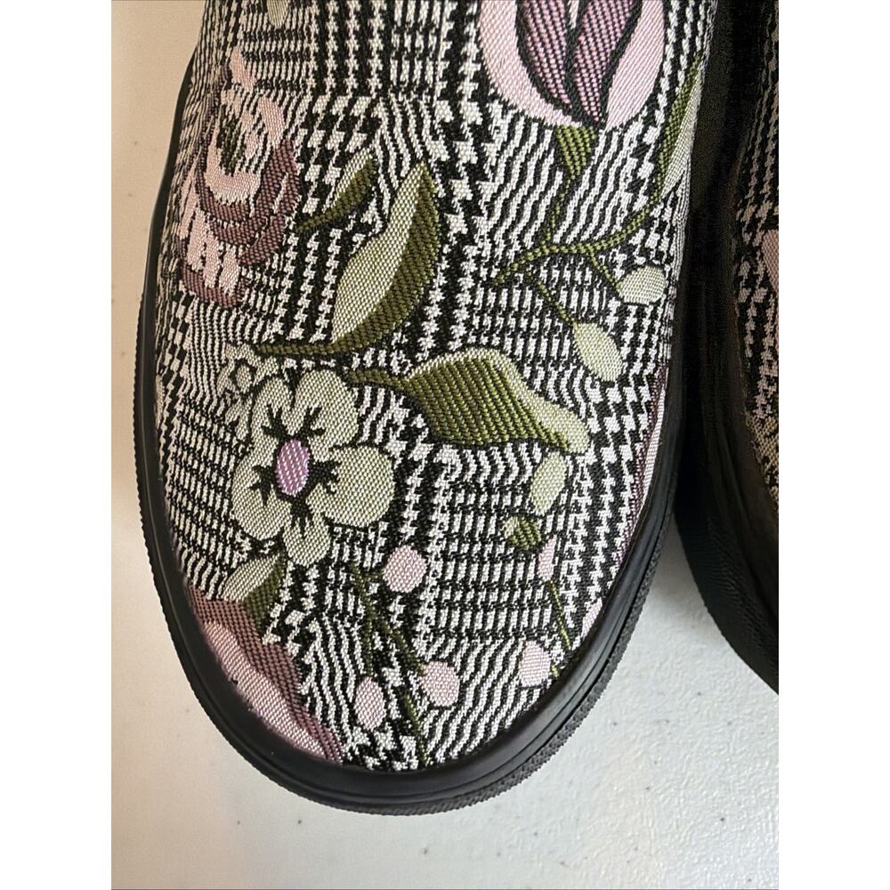 Vans platform Classic Slip On Stackform Tapestry Floral Shoes Women’s 7.5 plaid - Picture 8 of 8